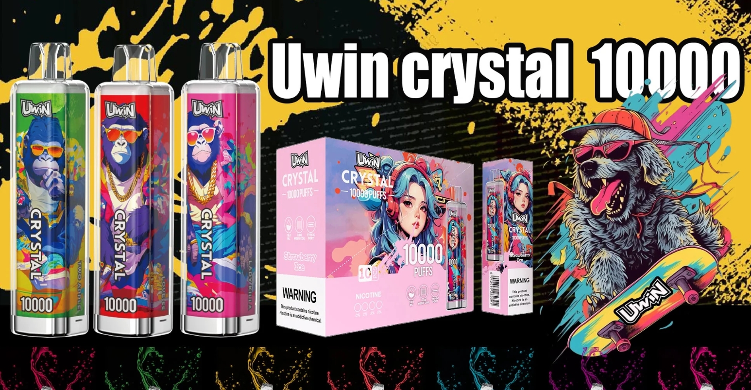 UWIN CRYSTAL 10000 Puffs Vape - led od grožđa: Osvježavajuća revolucija na hrvatskom trži&scaron;tu vejpa 2025